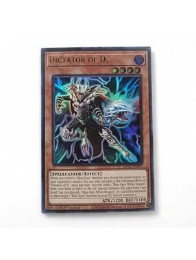 Dictator of D. 1st Edition Ultra Rare 25th Anniversary Tin: Dueling Heroes Mega